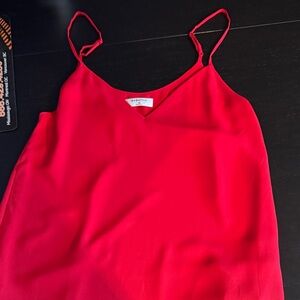 Aritzia Vibrant Red Tank Top